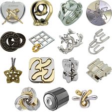.Level 9 - a set of 15 Hanayama Puzzles