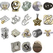 .Level 9 - a set of 18 Hanayama Puzzles