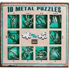 10 Metal Puzzle Set - Green (Eureka 5425004733573) photo