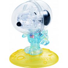 3D Crystal Puzzle - Snoopy Astronaut - 