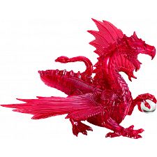 3D Crystal Puzzle Deluxe - Dragon (Red) - 