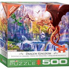 Dragon Kingdom - Large Piece Jigsaw Puzzle