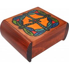 Dragonfly Secret Box - Brown