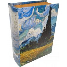 Wheatfield with Cypresses Book - Safe Box - 