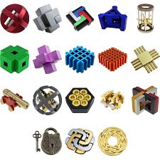 Group Special - a set of 18 Puzzle Master Metal Puzzles