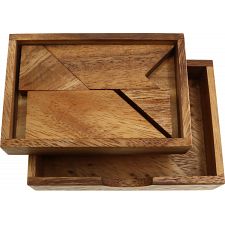 Letter T in Wood Box