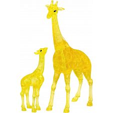3D Crystal Puzzle - Giraffe & Baby - 