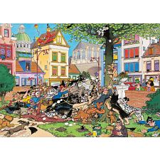 Jan van Haasteren Comic Puzzle - Get That Cat! (1000 Piece) - 