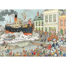 Jan van Haasteren Comic Puzzle - St. Nicolas Parade (Jumbo International 8721017603412) photo