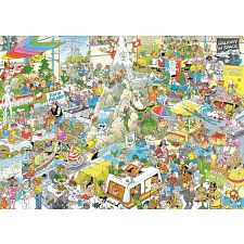 Jan van Haasteren Comic Puzzle - The Holiday Fair (Jumbo International 8710126190517) photo