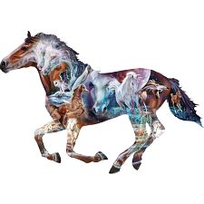 The Mystery of the Horse - Shaped Jigsaw Puzzle