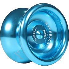 Maverick (Blue) - Aluminum Responsive Ball Bearing Yo-Yo (Yomega 049871716085) photo