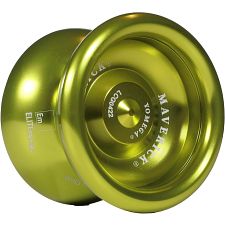 Maverick (Lime) - Aluminum Ball Bearing Yo-Yo - 