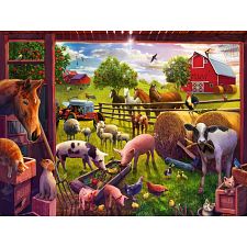 Animals of Bells Farm - Super Sized Floor Puzzle - 