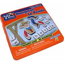Take 'N' Play Anywhere Hangman Magnetic Game Tin