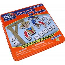Take 'N' Play Anywhere Hangman Magnetic Game Tin (Play Monster 093514026734) photo