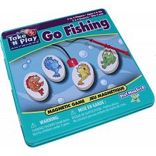 Take 'N' Play Anywhere Go Fishing Magnetic Game Tin (Play Monster 093514026772) photo