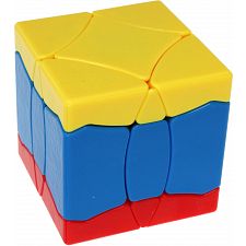 BaiNiaoChaoFeng Cube (Yellow-Blue-Red) - Stickerless (Shengshou 779090717210) photo