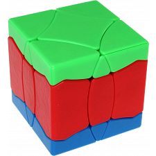 BaiNiaoChaoFeng Cube (Blue-Red-Green) - Stickerless - 