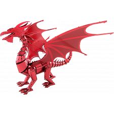 Metal Earth: Iconx 3D Metal Model Kit - Red Dragon (Fascinations 032309013863) photo