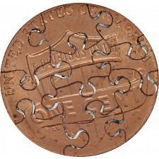 10 Piece Penny - Coin Jigsaw Puzzle - 
