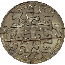 14 Piece Nickel - Coin Jigsaw Puzzle - 