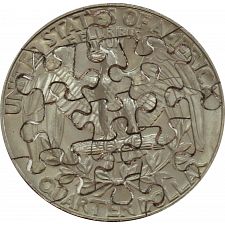 15 Piece Quarter - Coin Jigsaw Puzzle - 