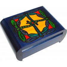 Dragonfly Secret Box - Blue