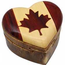 Canada Heart - 3D Puzzle Box - 
