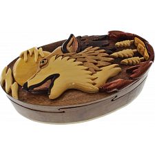 Wolf Howling - 3D Puzzle Box - 