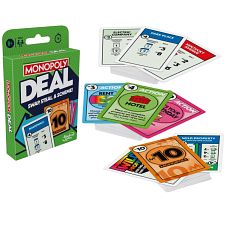 Monopoly Deal - Card Game (Hasbro 195166258232) photo