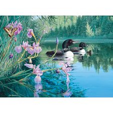 Iris Cove Loons - Large Piece