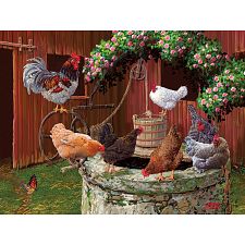 The Chickens Are Well - Large Piece - 