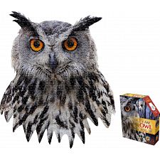 I AM Owl - Shaped Jigsaw Puzzle (Madd Capp Games 040232479731) photo