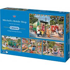 Mitchell's Mobile Shop - 4 x 500 Piece Jigsaw Puzzles