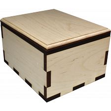 Hurricane Puzzle Box - Plain Maple