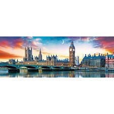 Panorama: Big Ben and Palace of Westminster, London - 