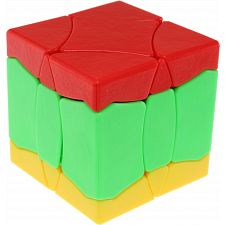 BaiNiaoChaoFeng Cube (Red-Green-Yellow) - Stickerless (Shengshou 779090720425) photo