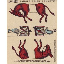 Famous Trick Donkeys - Color - English - Red (Sam Loyd 779090720463) photo