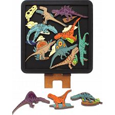 Carnivorous Dinosaurs - Wooden Packing Puzzle - 