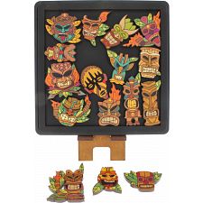 Masks - Wooden Packing Puzzle - 