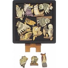 Owls - Wooden Packing Puzzle