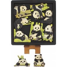 Pandas - Wooden Packing Puzzle - 