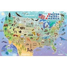 Floor Puzzle: Map of the USA