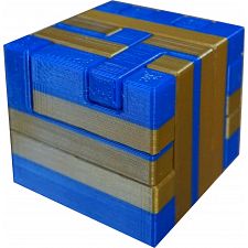 Impossible Cube 2 (Blue and Gold) (Benno Boxes 779090722092) photo