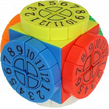 Time Machine Cube with Numbers - Stickerless - 