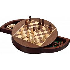 Rounded Chess Set - Magnetic (Field 25 mm) - 