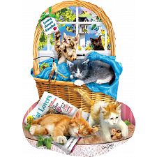 Free Kitties - Shaped Jigsaw Puzzle