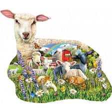 Lamb Shop - Shaped Jigsaw Puzzle
