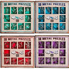 10 Metal Puzzles - Set of 4 (Eureka 779090723389) photo